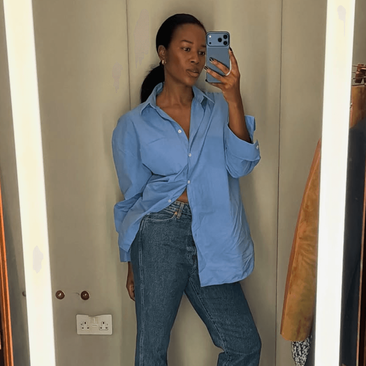  Sorry, Flats—This Spring, Everyone in Paris and NYC Is Only Wearing Jeans With Heels 