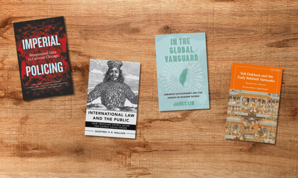 New faculty books: Ordinary people and the global legal order, imperial policing, making of modern Taiwan, and poetry